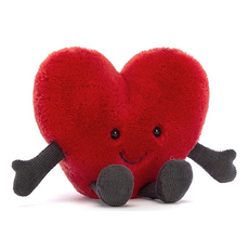 JELLY CAT AMUSEABLE LITTLE HEART RED*
