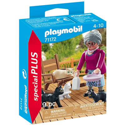 PLAYMOBIL WOMAN WITH CATS