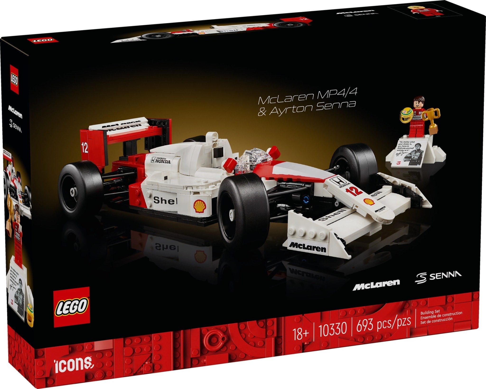 ミニカー ayrton senna mclaren honda MP4/7 McLaren MP4/7 HONDA / TAMIYA 1/20 Formula1 / Scale Model