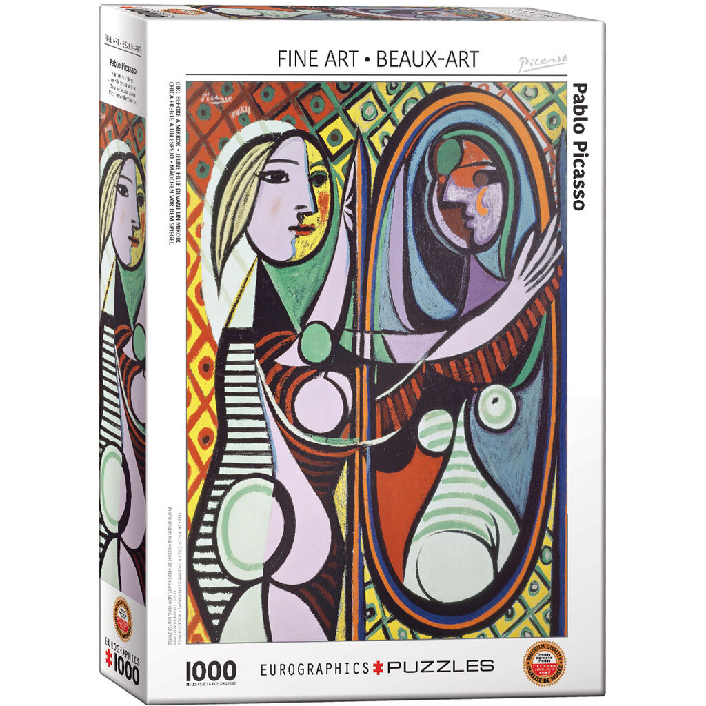 EUROGRAPHICS GIRL BEFORE A MIRROR 1000 PC PUZZLE