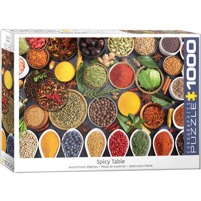 EUROGRAPHICS SPICY TABLE 1000 PC PUZZLE