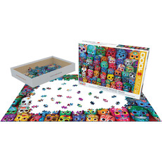 EUROGRAPHICS TRADITIONAL MEXICAN SKULLS 1000 PC PUZZLE
