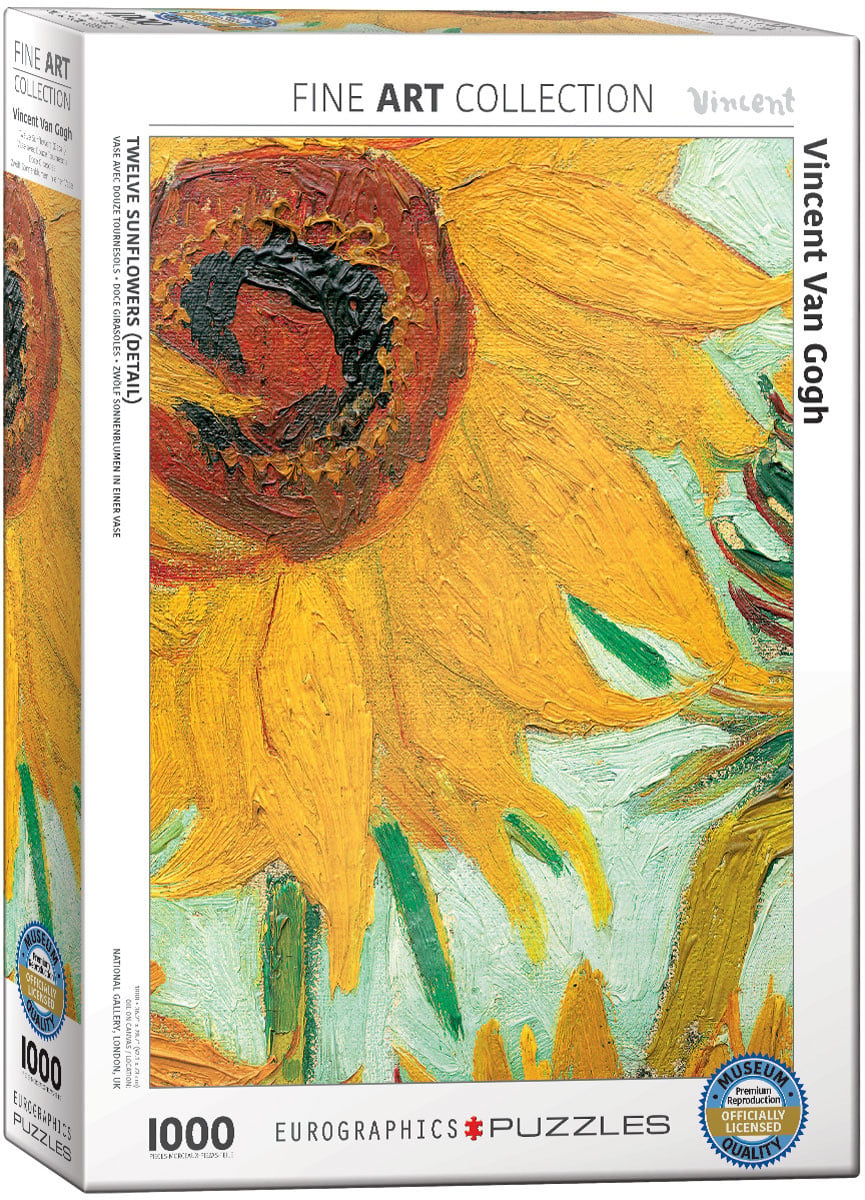 TWELVE SUNFLOWERS DETAIL 1000 PC PUZZLE