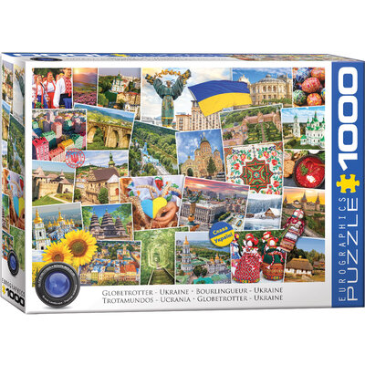 EUROGRAPHICS UKRAINE GLOBETROTTER 1000 PC PUZZLE