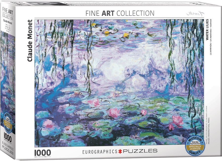 WATERLILIES MONET 1000 PC PUZZLE