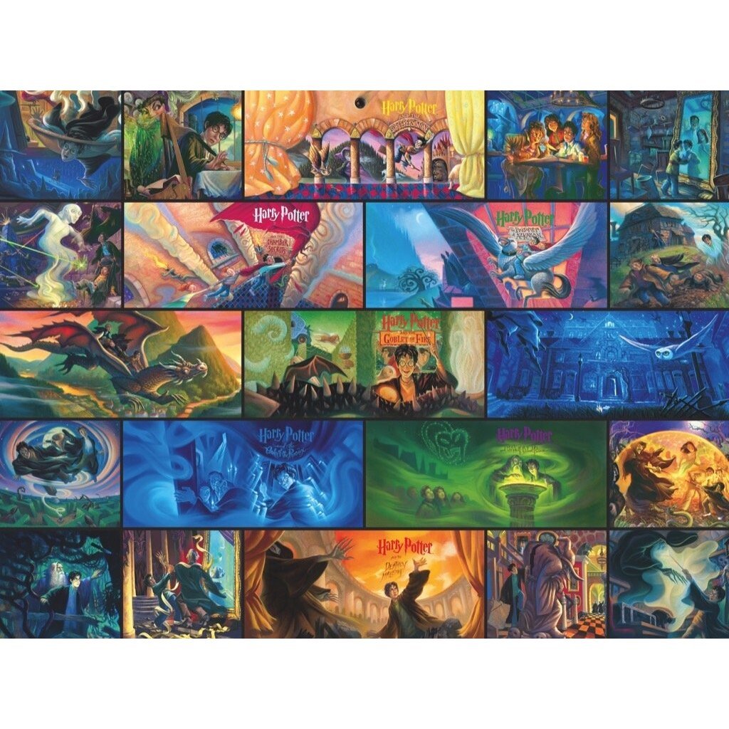NEW YORK PUZZLE CO HARRY POTTER COLLAGE 1000 PC PUZZLE