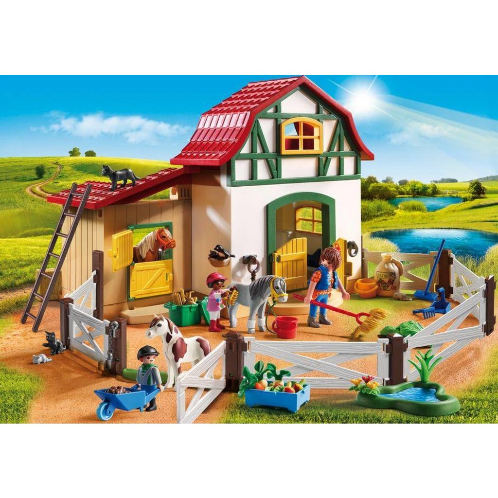 Playmobil Pony Farm Birthday Party