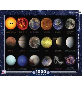 NEW YORK PUZZLE CO SOLAR SYSTEM 1000 PC PUZZLE