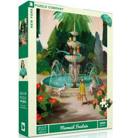 NEW YORK PUZZLE CO MERMAID FOUNTAIN 1000 PC PUZZLE
