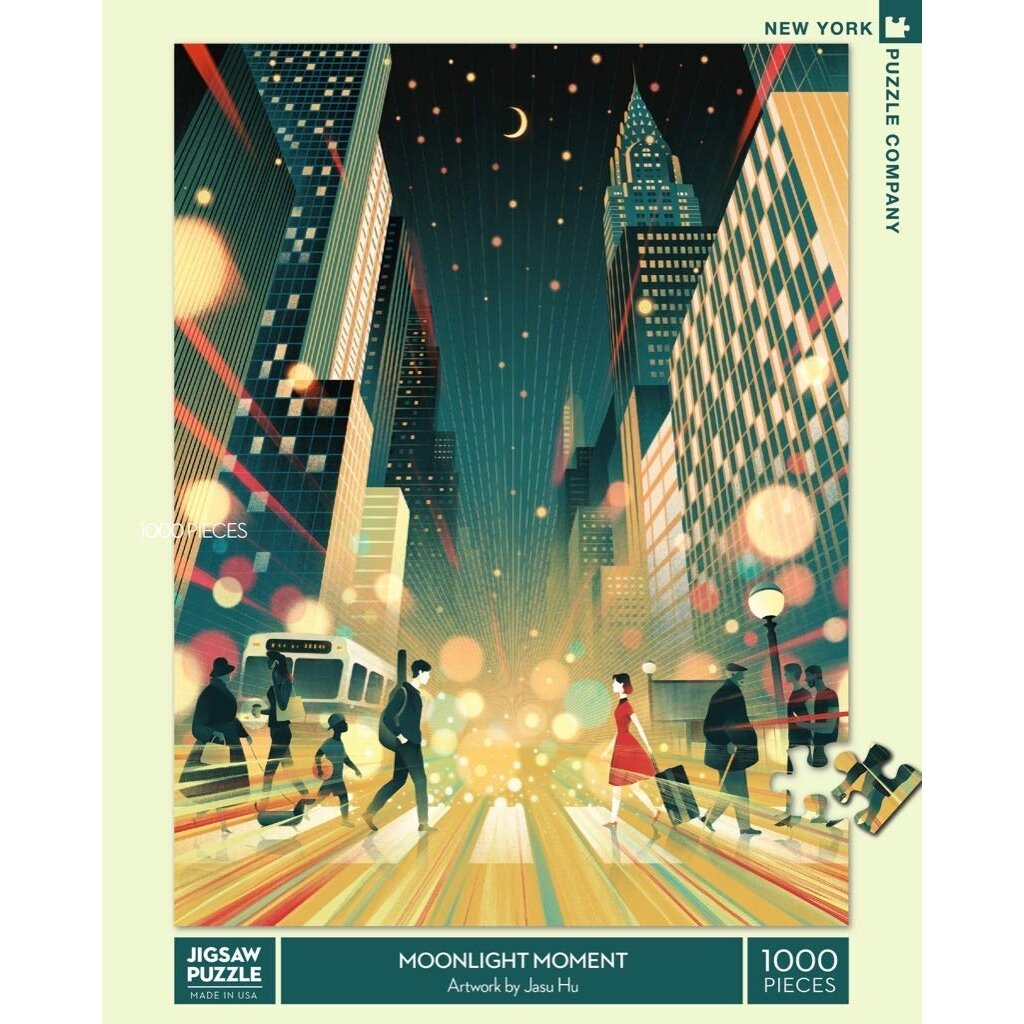 NEW YORK PUZZLE CO MOONLIGHT MOMENT 1000 PC PUZZLE