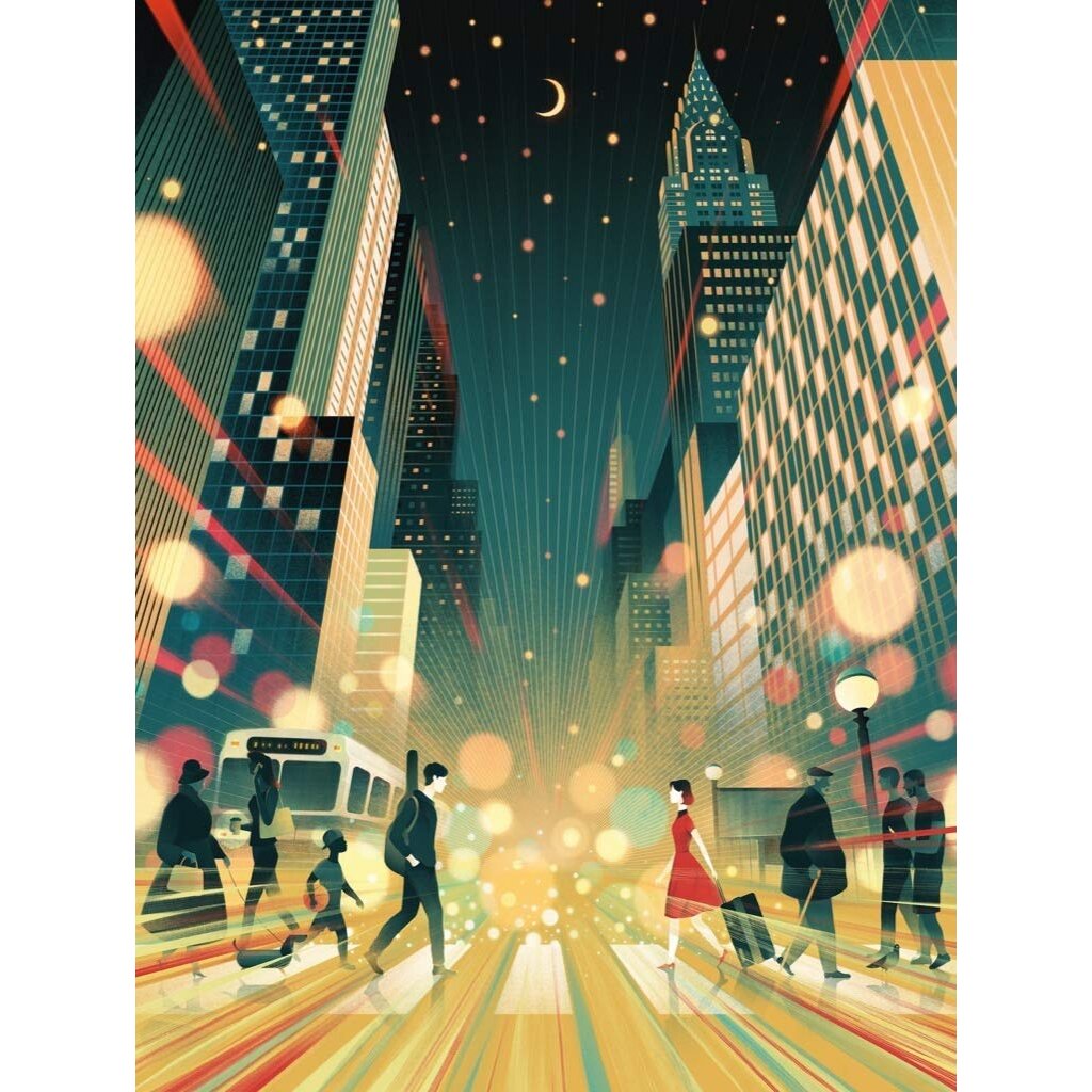 NEW YORK PUZZLE CO MOONLIGHT MOMENT 1000 PC PUZZLE