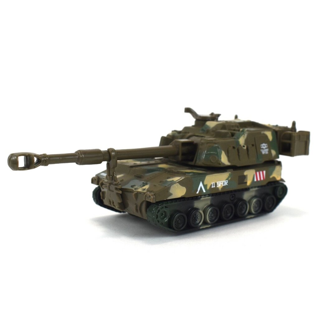 KINSMART DIECAST PULL BACK  ARMY TANK