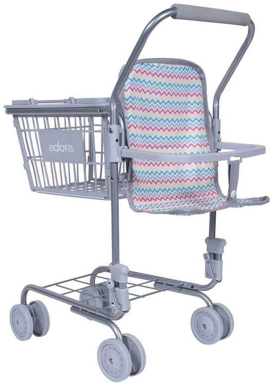 ZIG ZAG RAINBOW SHOPPING CART**