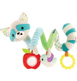 INFANTINO SPIRAL & STRETCH ACTIVITY TOY RACCOON