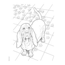 DOVER PUBLICATIONS CREATIVE HAVEN DOG LOVERS COLORING BOOK