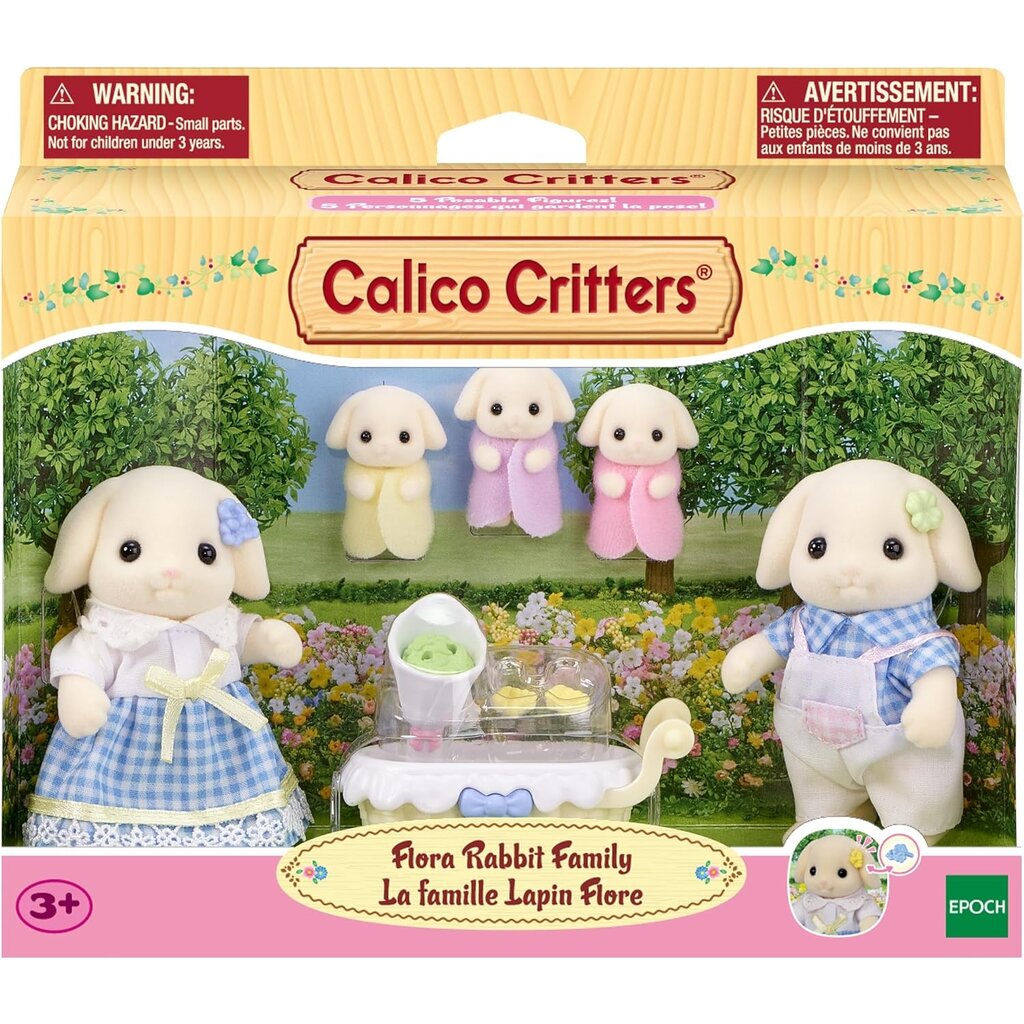 FLORA RABBIT FAMILY CALICO CRITTERS THE TOY STORE