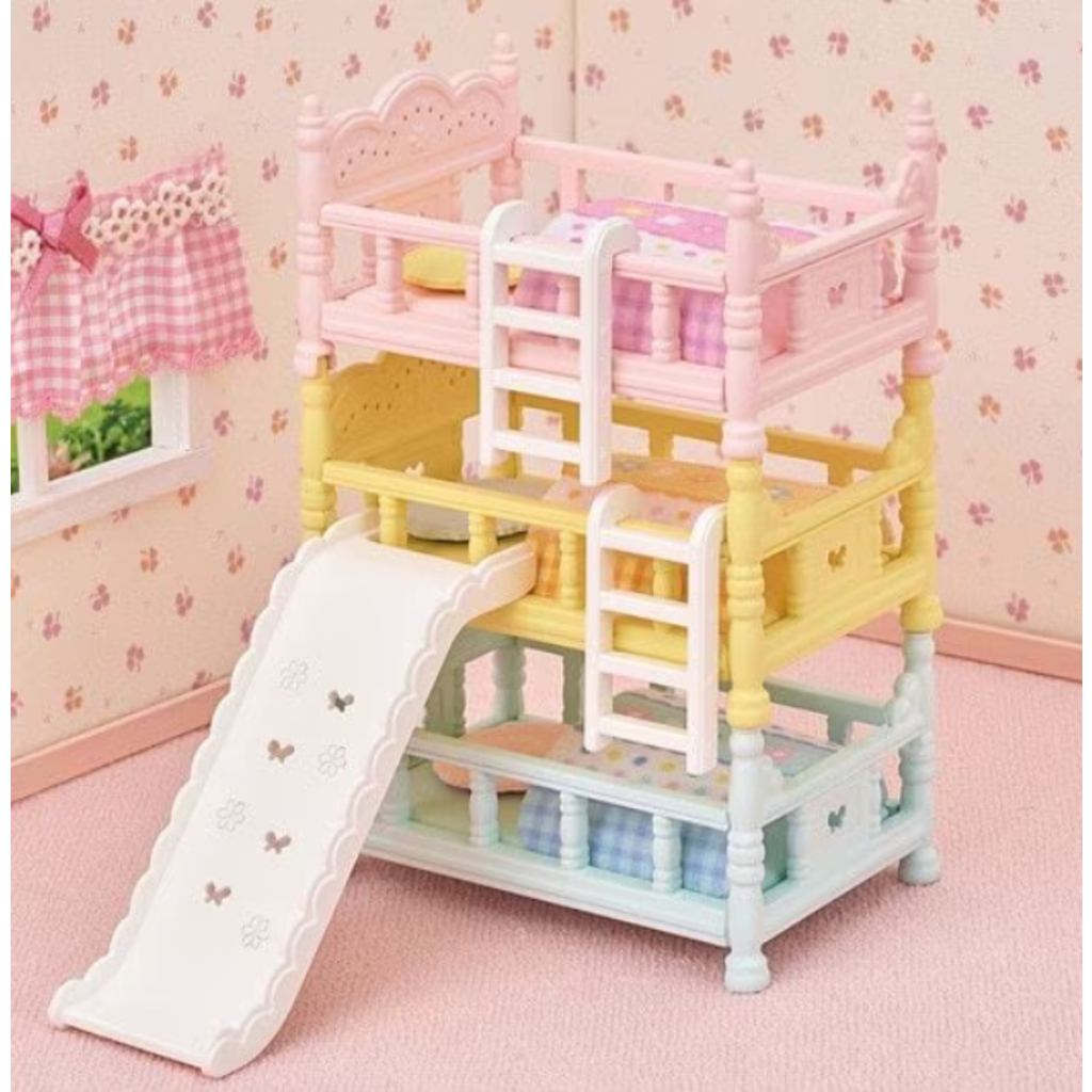 CALICO CRITTERS TRIPLE BUNK BEDS CALICO CRITTERS