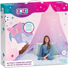 MAKE IT REAL BUTTERFLY OMBRE BED CANOPY**