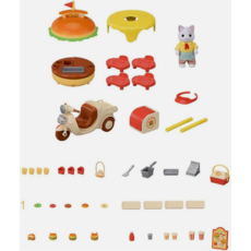 CALICO CRITTERS HAMBURGER STAND