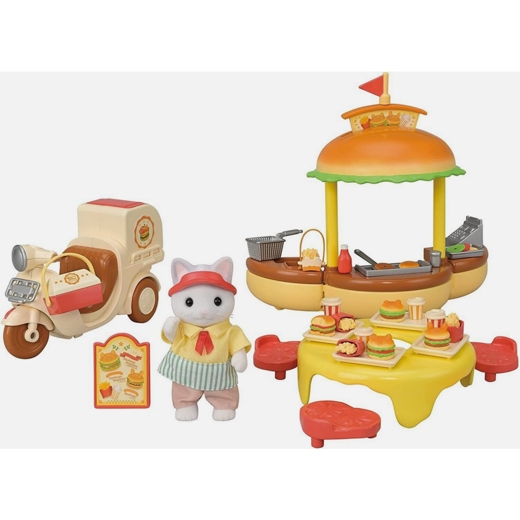 CALICO CRITTERS HAMBURGER STAND