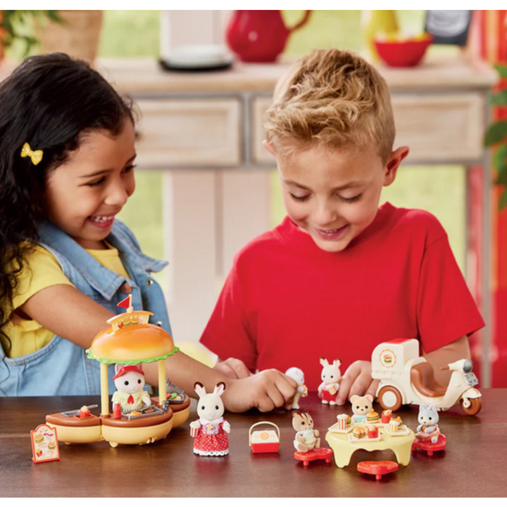 CALICO CRITTERS HAMBURGER STAND