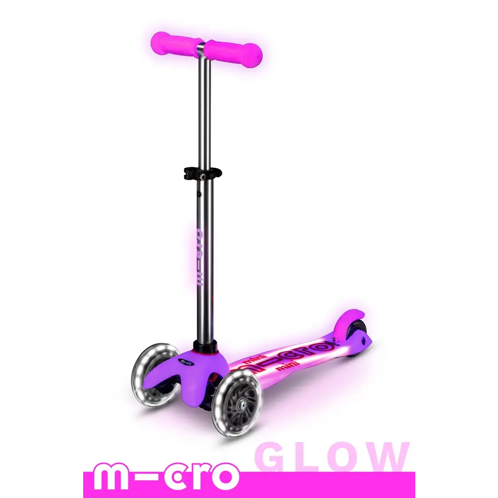 MICRO KICKBOARD USA MICRO MINI GLOW PLUS LED SCOOTER*