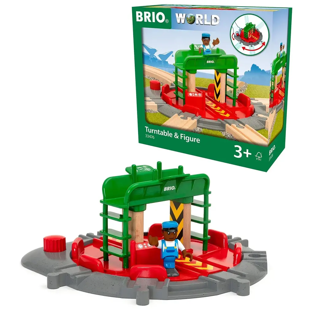 BRIO BRIO TURNTABLE & FIGURE