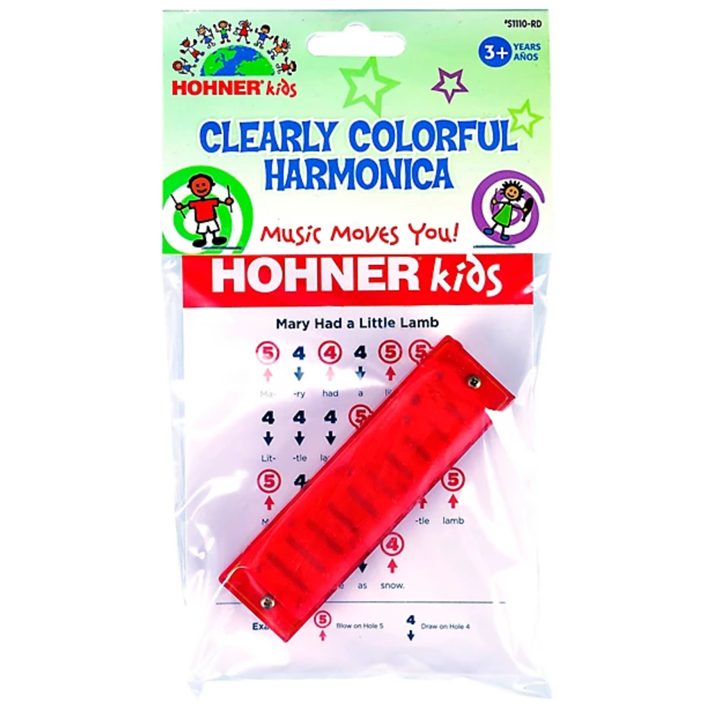 HOHNER, INC CLEARLY COLORFUL HARMONICA