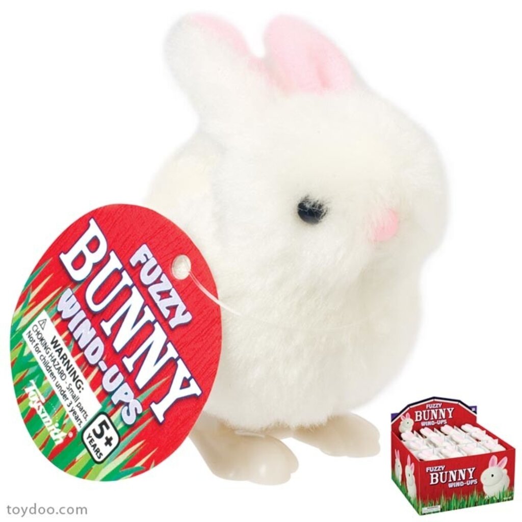THE TOY NETWORK FUZZY BUNNY OR CHICK WIND UP