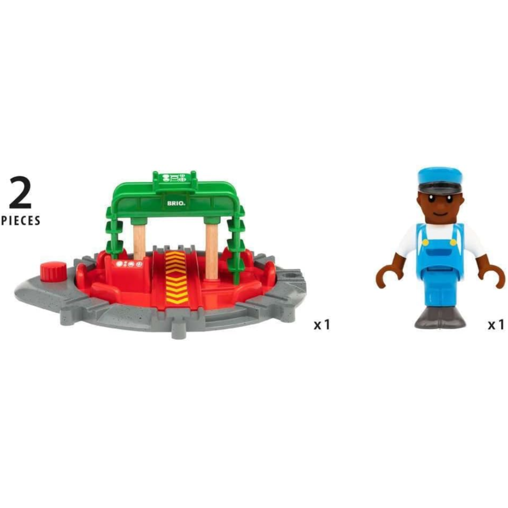 BRIO BRIO TURNTABLE & FIGURE