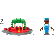 BRIO BRIO TURNTABLE & FIGURE