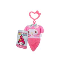 HELLO KITTY HELLO KITTY AND FRIENDS 4 INCH CLIP ON PLUSH