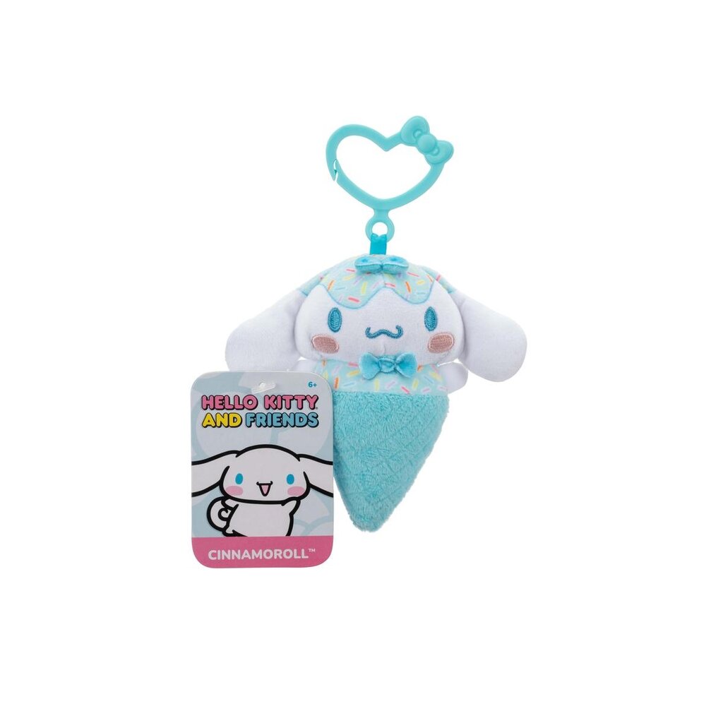 HELLO KITTY HELLO KITTY AND FRIENDS 4 INCH CLIP ON PLUSH