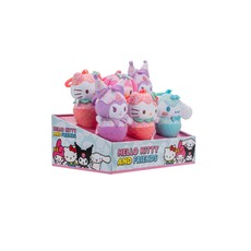 HELLO KITTY HELLO KITTY AND FRIENDS 4 INCH CLIP ON PLUSH