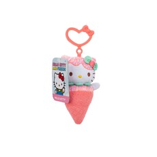 HELLO KITTY HELLO KITTY AND FRIENDS 4 INCH CLIP ON PLUSH