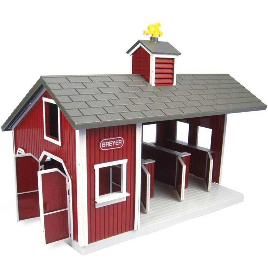 BREYER RED STABLE PLAYSET