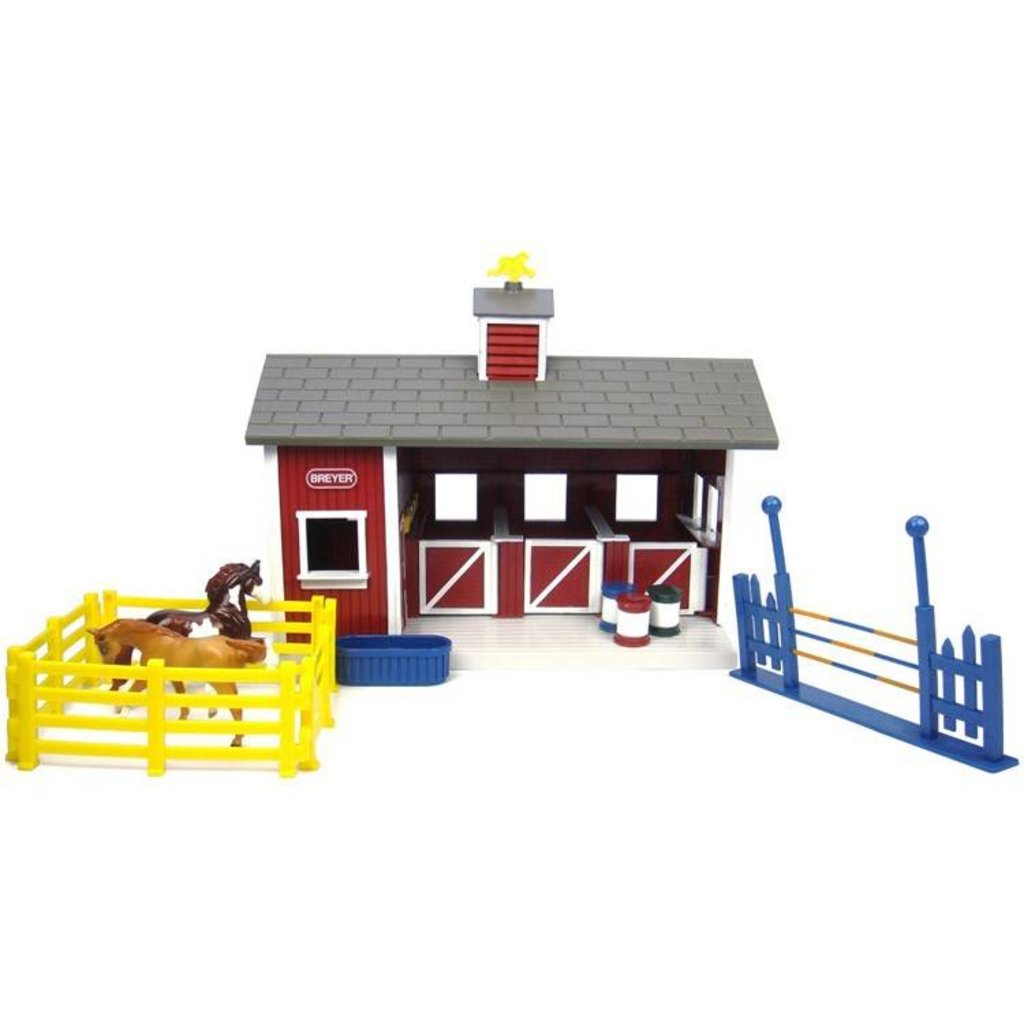 BREYER RED STABLE PLAYSET