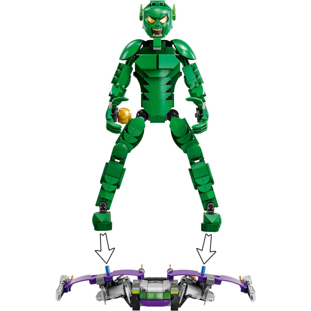 LEGO GREEN GOBLIN CONSTRUCTION FIGURE