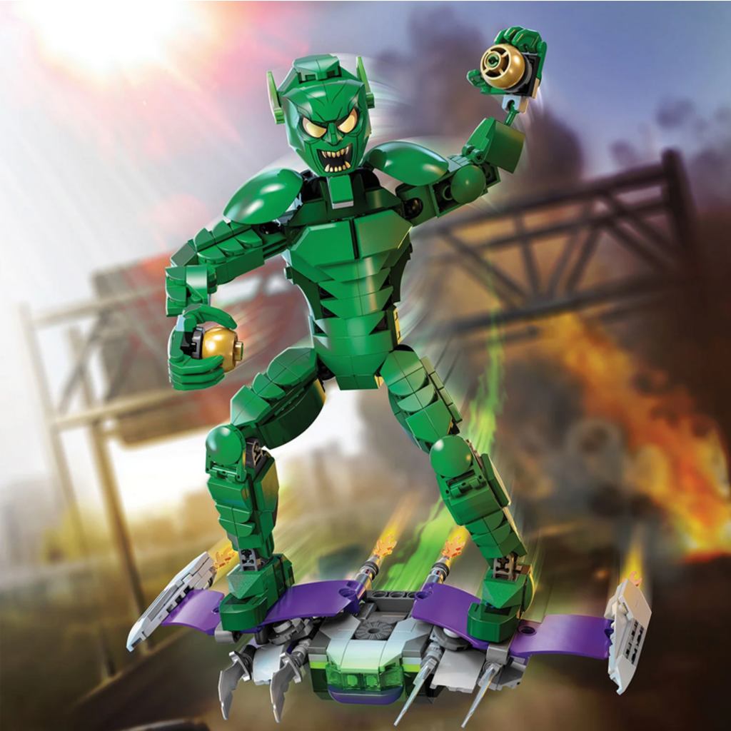 LEGO GREEN GOBLIN CONSTRUCTION FIGURE