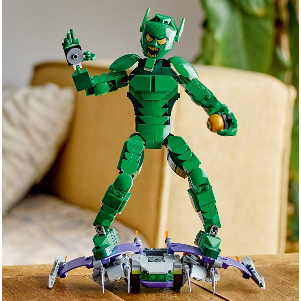 LEGO GREEN GOBLIN CONSTRUCTION FIGURE