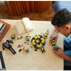 LEGO BRICK-BUILT GRU AND MINIONS