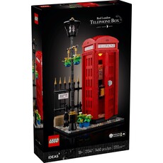 LEGO RED LONDON TELEPHONE BOX