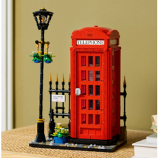 LEGO RED LONDON TELEPHONE BOX