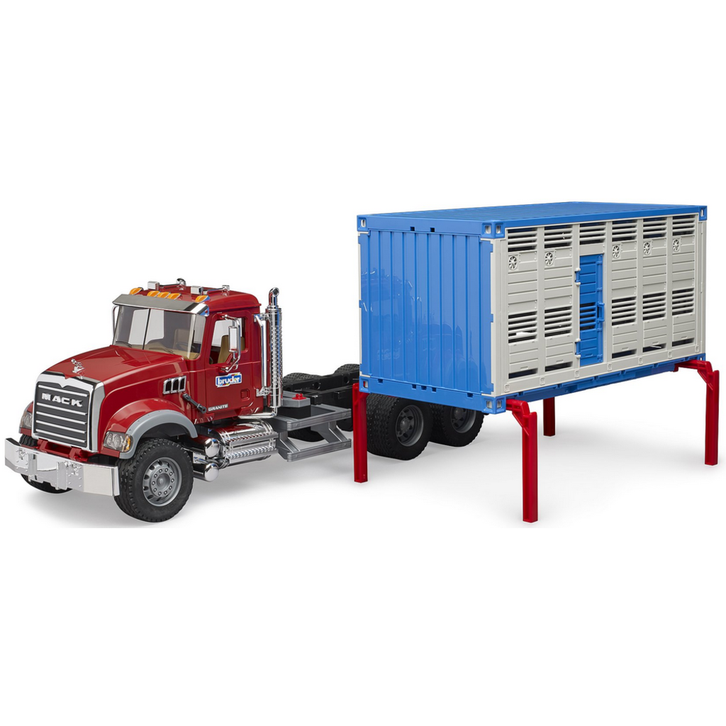 BRUDER TOYS AMERICA CATTLE TRANSPORT BRUDER