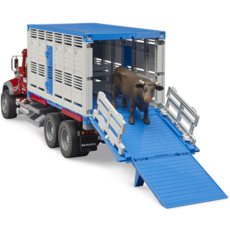 BRUDER TOYS AMERICA CATTLE TRANSPORT BRUDER