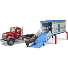 BRUDER TOYS AMERICA CATTLE TRANSPORT BRUDER