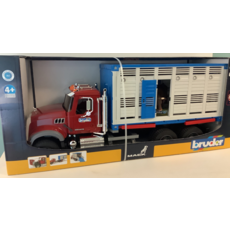 BRUDER TOYS AMERICA CATTLE TRANSPORT BRUDER