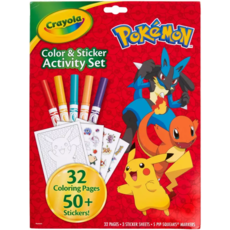 CRAYOLA CRAYOLA COLOR & STICKER ACTIVITY SET