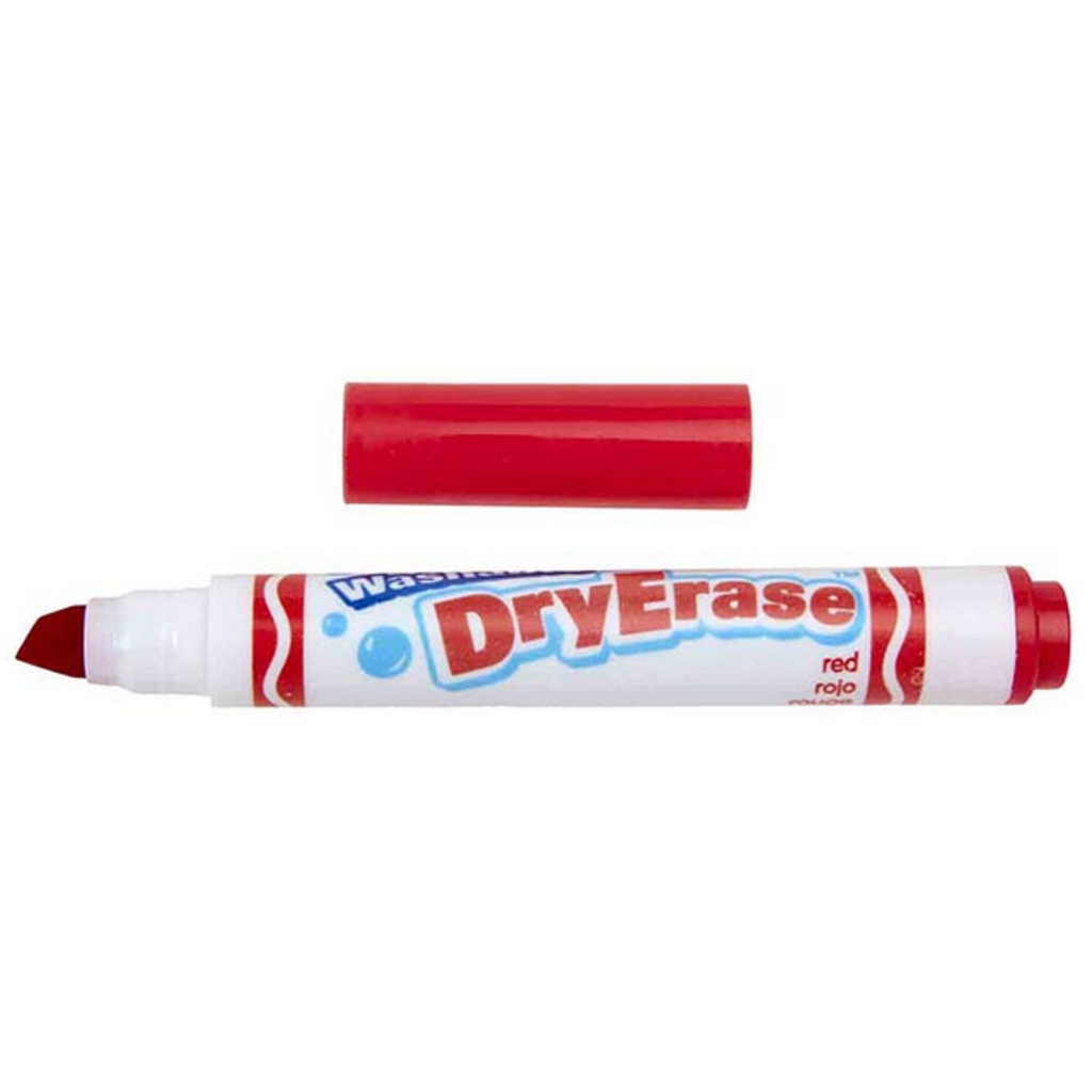 CRAYOLA WASHABLE WEDGE TIP DRY ERASE MARKERS 10 CT