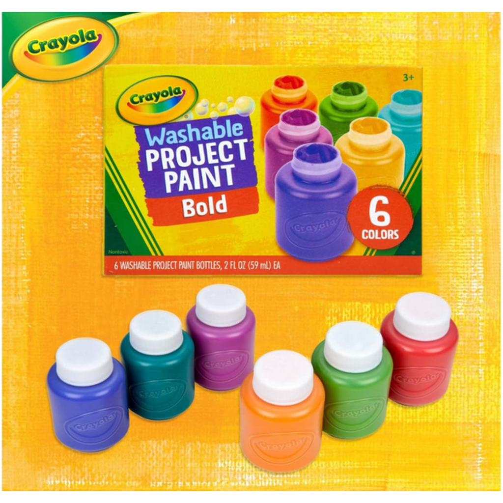 CRAYOLA WASHABLE PROJECT PAINT SET
